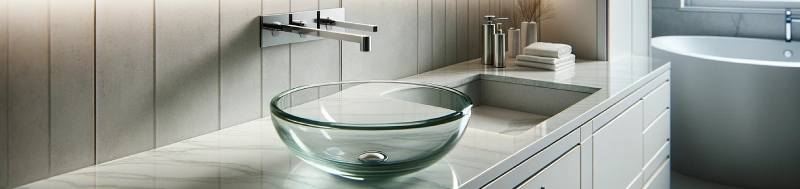 glass sinks